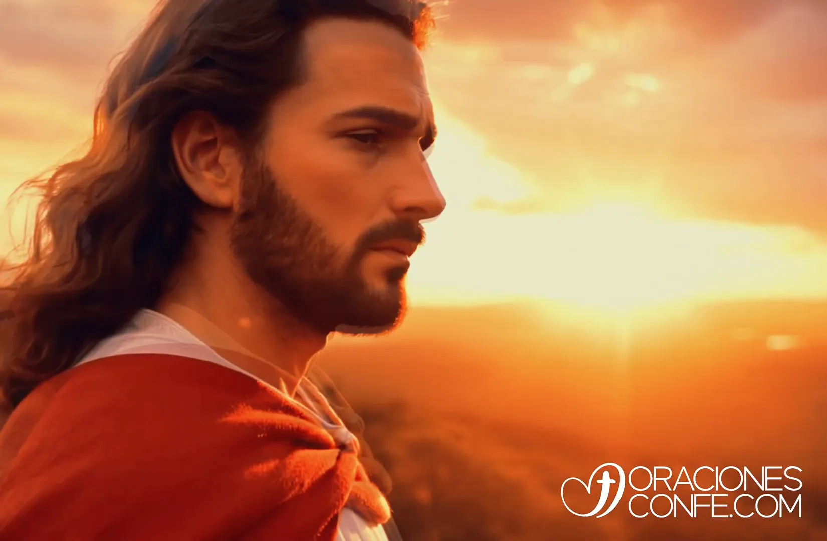 Jesús entristecido por el sufrimiento humano