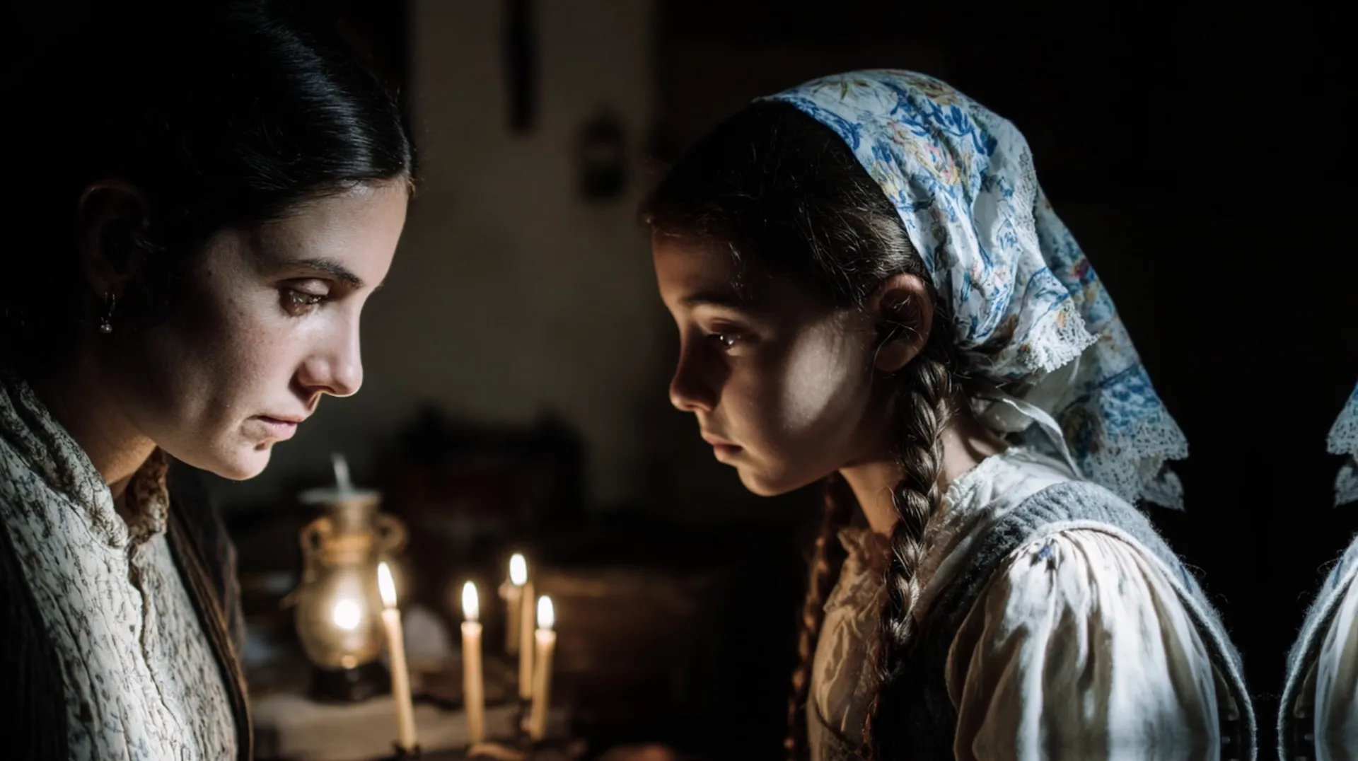 María Goretti resistiendo el ataque con valentía