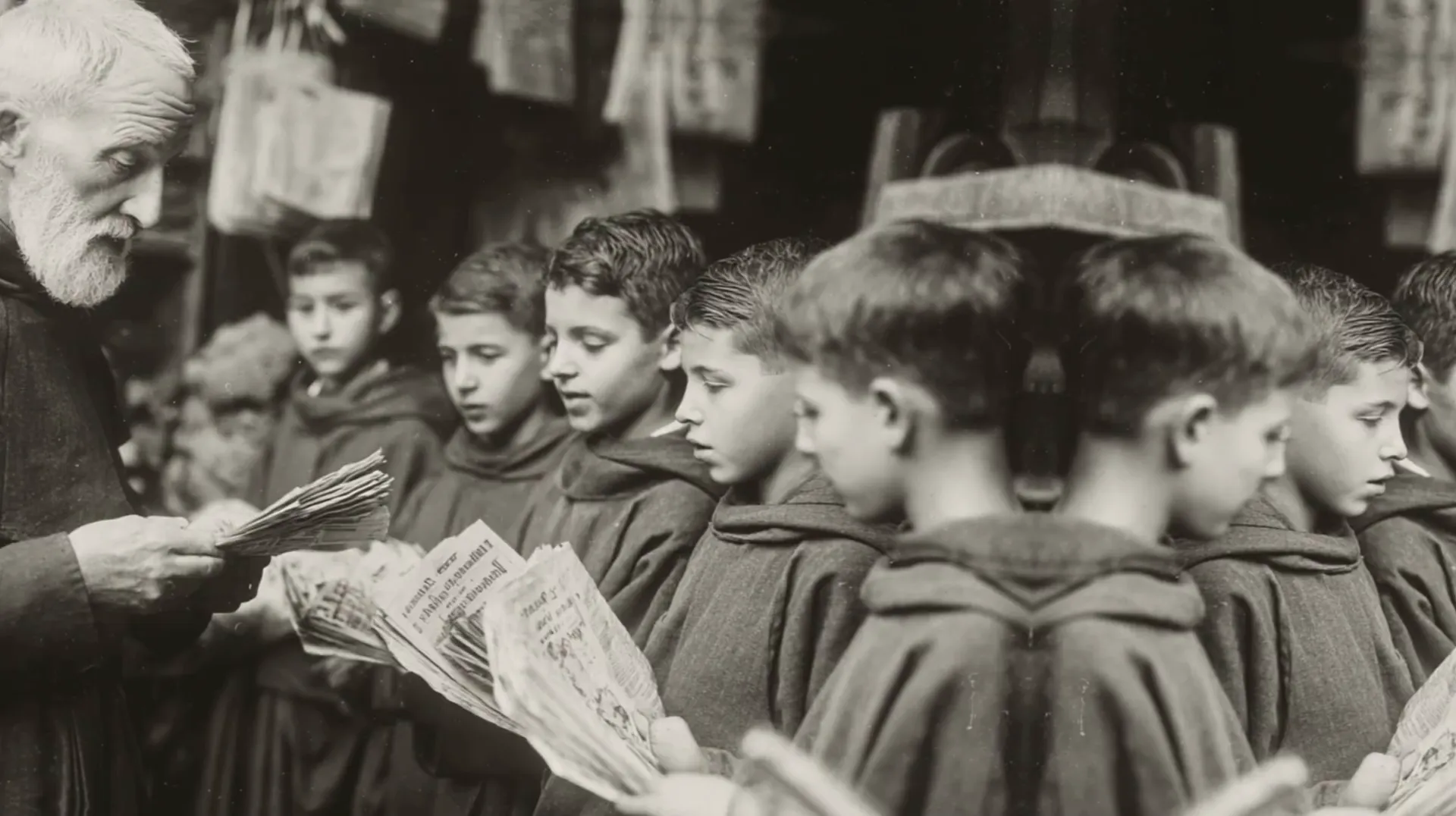 Edificios y la imprenta de Nierpokalanov, la Ciudad de la Inmaculada