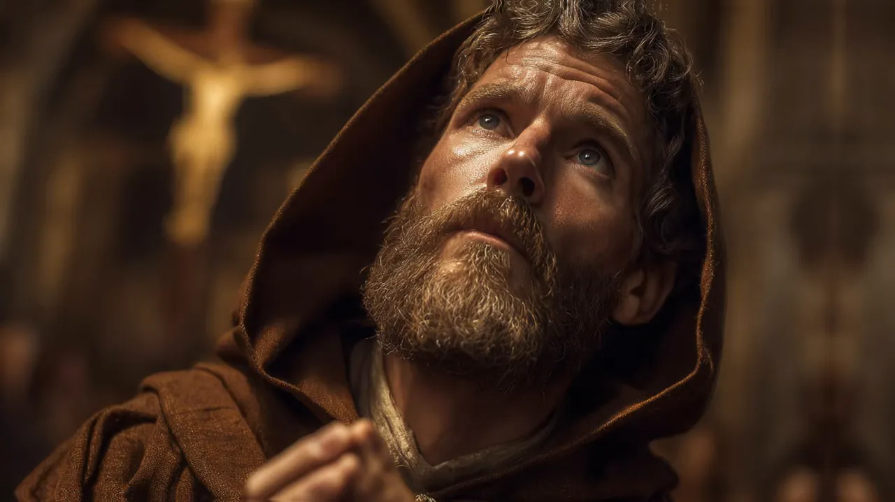 Visión del serafín en La Verna; inicio de las estigmas